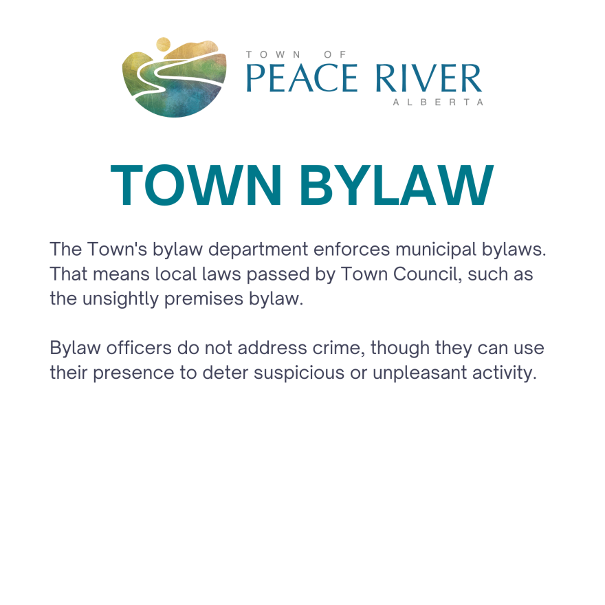 Who's Responsible for what - Town Bylaw