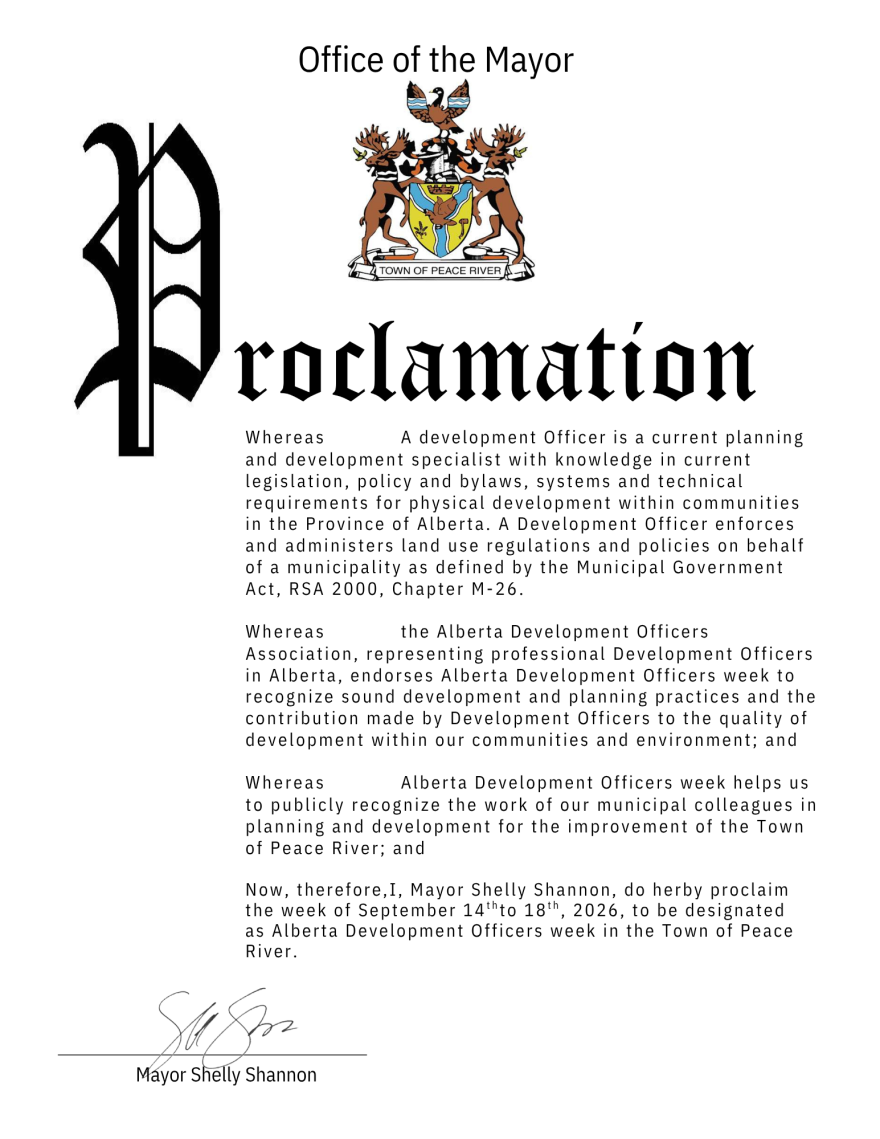 Full proclamation text